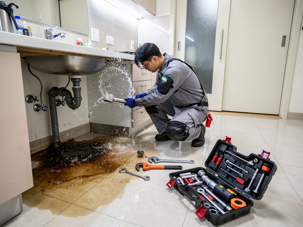 Emergency plumbing repair